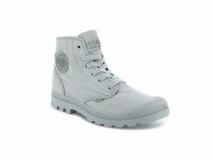 Palladium Női Vászon Bakancs - Pampa Hi Szürke | 078FSOYQC